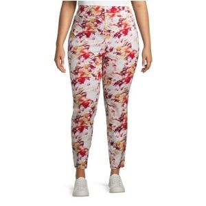 Terra & Sky Women's Plus Size Printed Jeggings